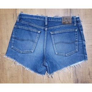 Vtg Lee High Waisted Distressed Cutoff Denim Shorts